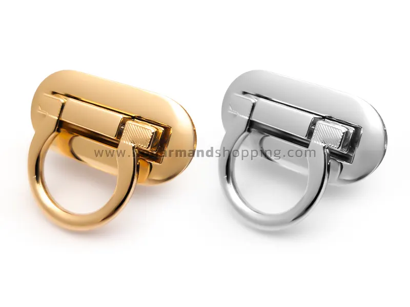 قفل کیف زنانه فرگاما مدل هاشوردار