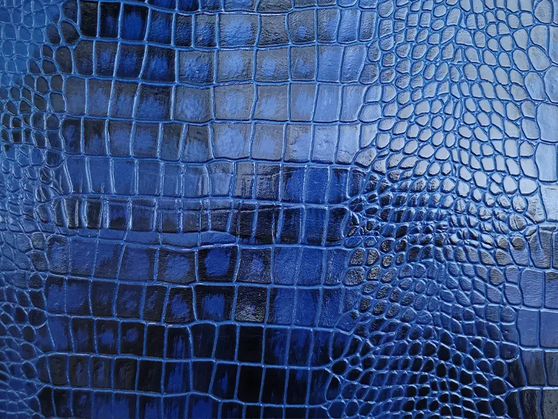 چرم طبیعی شتر طرح پریما رنگ سرمه ای ـ مشکی