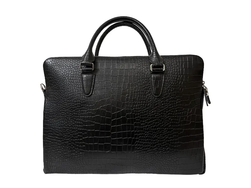 کیف اداری تمام چرم رنگ مشکی