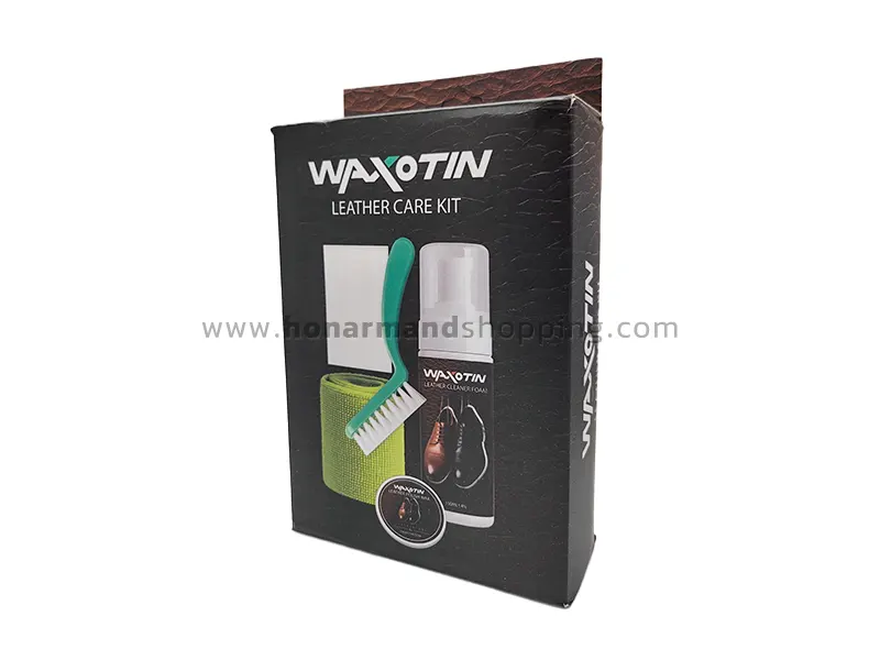 کیت مخصوص چرم WAXOTIN  نرم کننده و تمیز کننده انواع چرم