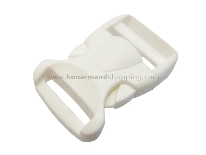 قفل خرچنگی پلاستیکی سایز 2 خارجی درجه یک رنگ سفید