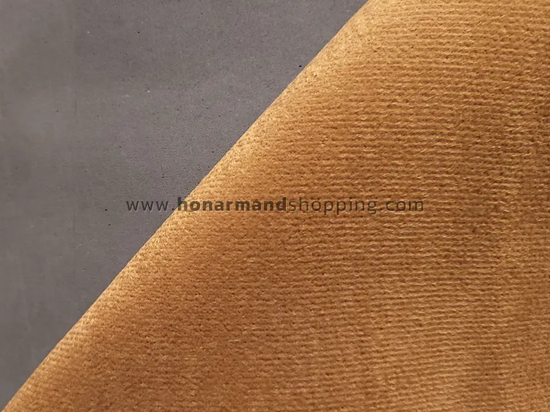 آستر پشت فوم دار رنگ عسلی