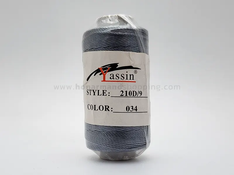 قرقره نخ ابریشم YASSIN رنگ طوسی (وارداتی)
