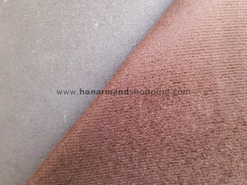 آستر پشت فوم دار رنگ قهوه ای