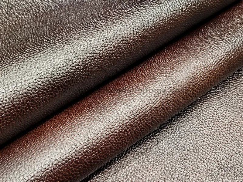 چرم گاوی طرح فلوتر رنگ قهوه ای