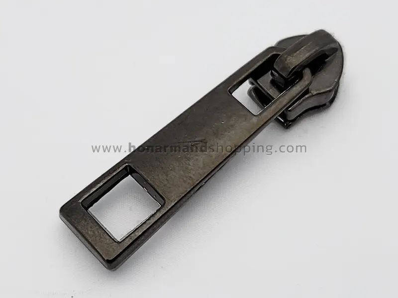 سرزیپ شماره 5 مناسب زیپ دندانه پلاستیکی رنگ دودی