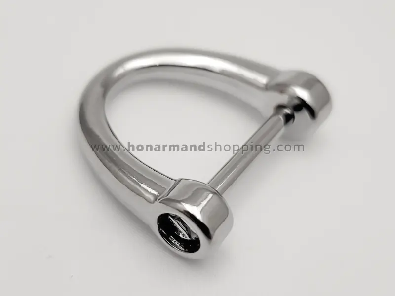 نیم حلقه پیچی سایز 1.5 رنگ نیکل (خارجی)