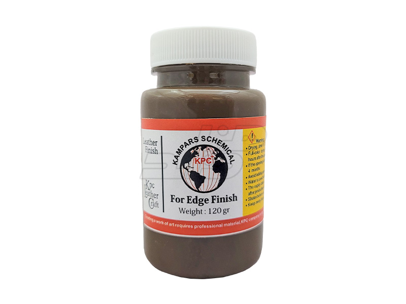 رنگ لبه چرم KPC پلاس قهوه ای