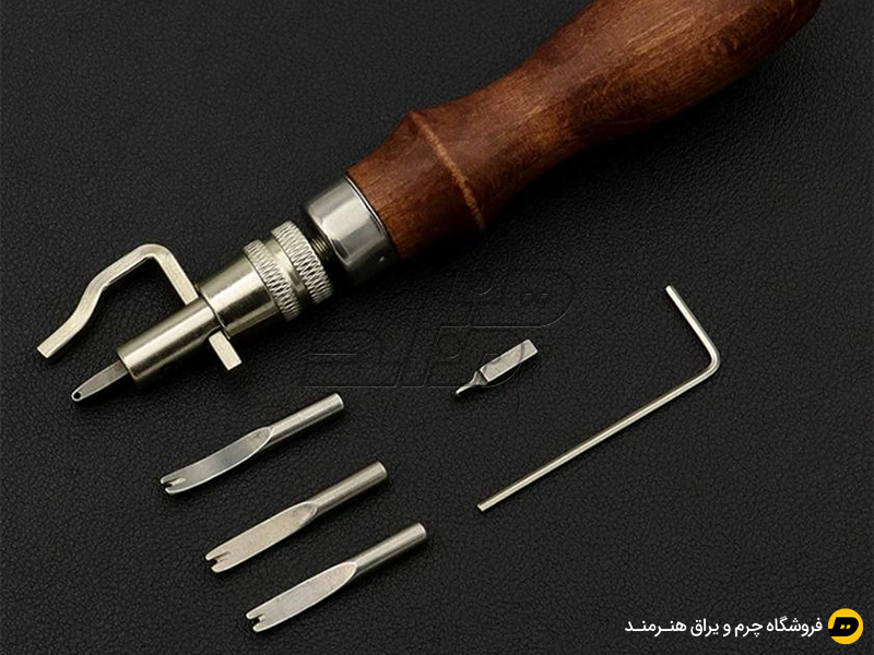 خط انداز 5 سر دسته چوبی