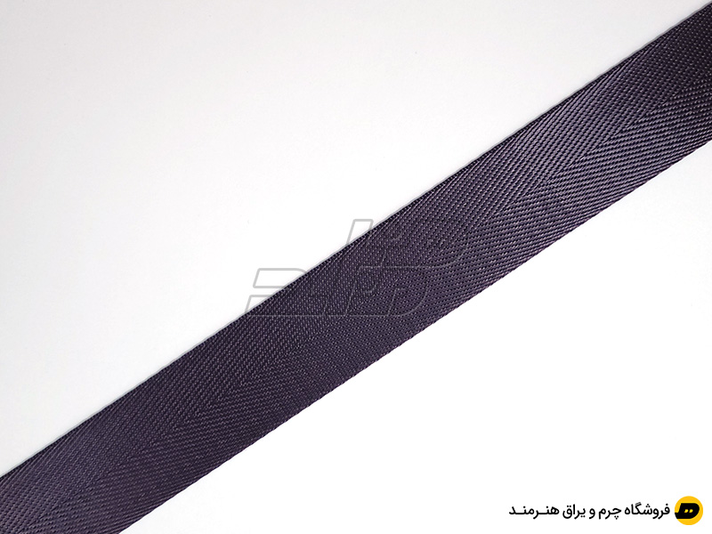 بند برزنت ساتن خارجی رنگ بادمجانی تیره