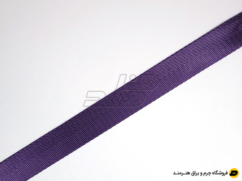 بند برزنت ساتن خارجی رنگ بنفش