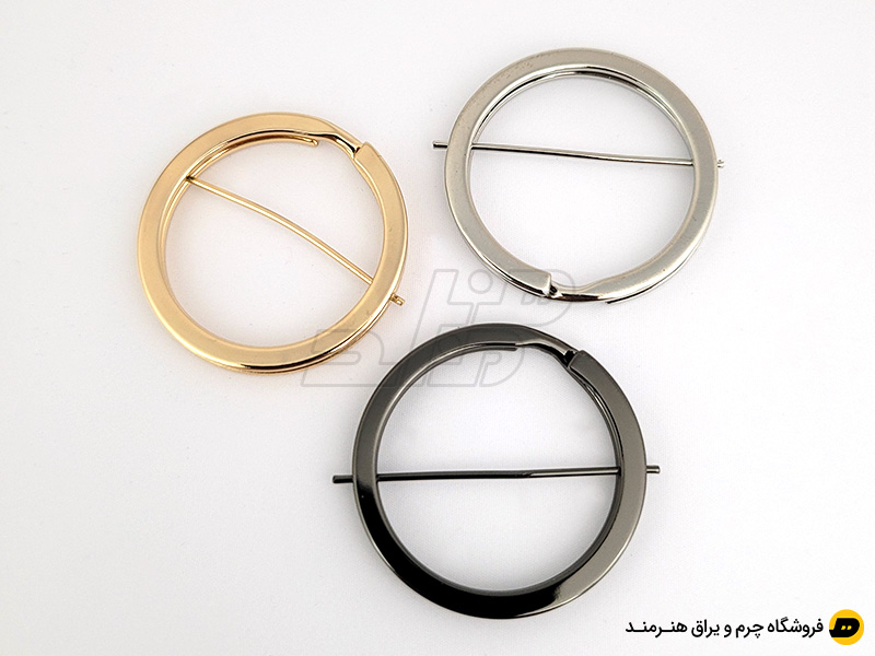 حلقه دولا جاسوئیچی سایز 2.5 (آبکاری اعلا)