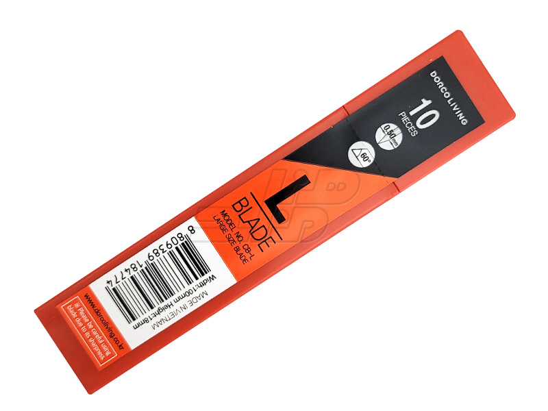 تیغ کاتر دورکو سایز بزرگ بسته 10 عددی