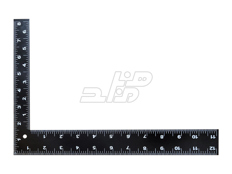 خط کش فلزی L مشکی