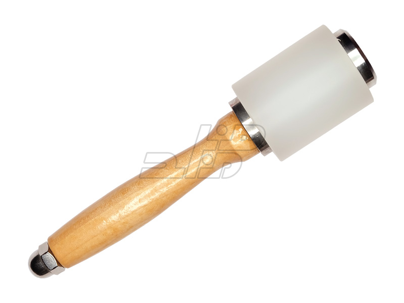 چکش تفلون استوانه ای دسته چوبی