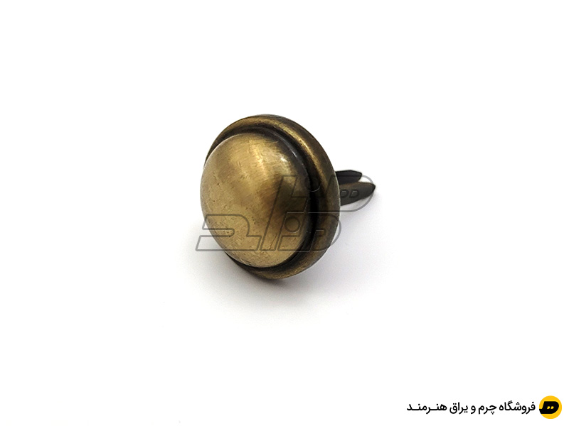 استوک پایه کیف مدل فندقی قطر 1.8 سانت رنگ زردقلم (بسته ۱۰ عددی)