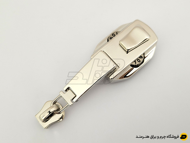 قفل سرزیپ خور رمزدار رنگ نیکل