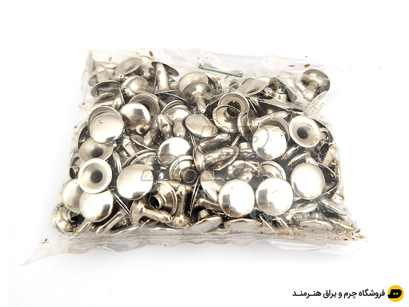 پرچ زیر و رو یکطرفه سایز 7 رنگ نیکل