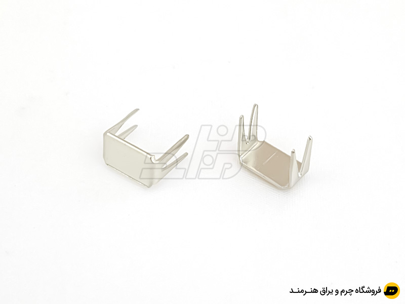 بست فلزی زیپ و کمربند مدل چهار پایه (بسته 10 عددی)