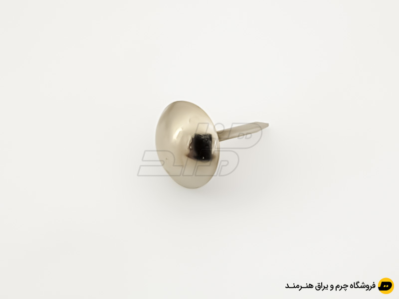 گل میخ ساده رنگ نیکل