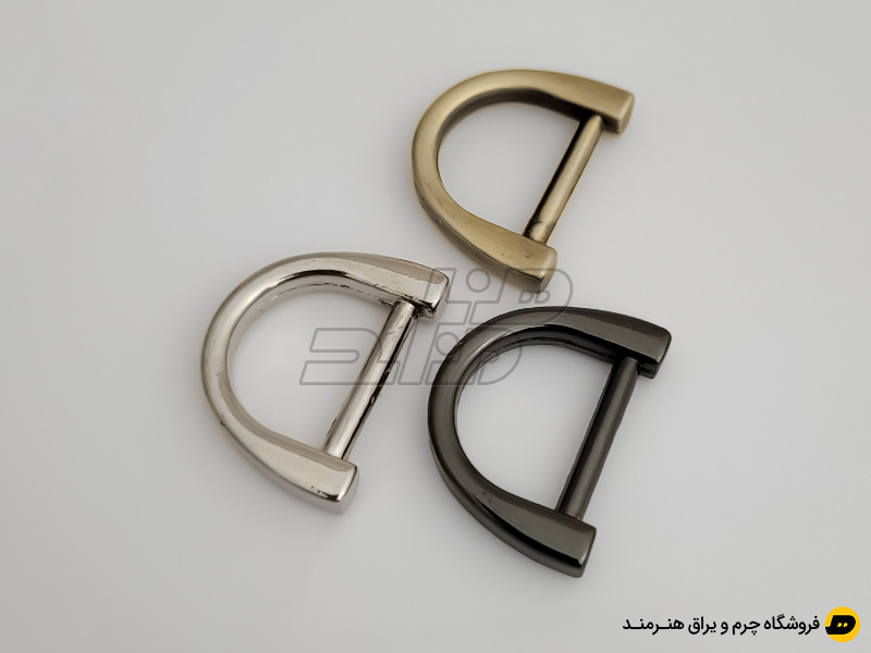 نیم حلقه تخت سایز 2 رنگ نیکل