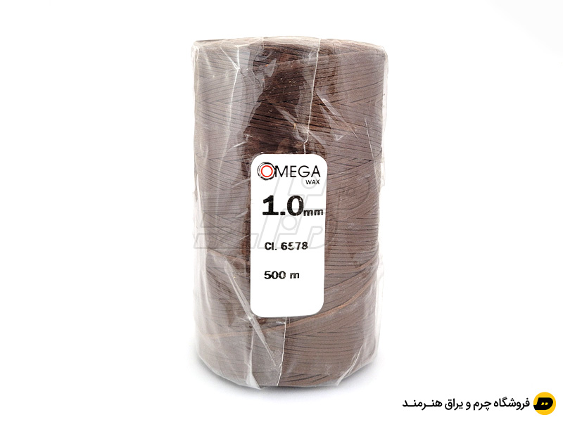 دوک نخ موم دار OMEGA سایز 1  کد 6578