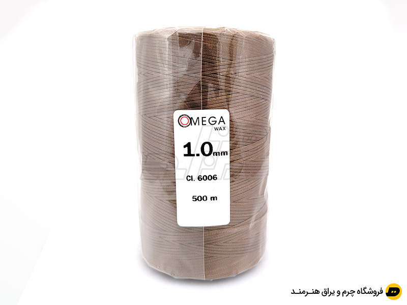 دوک نخ موم دار OMEGA سایز 1  کد 6006