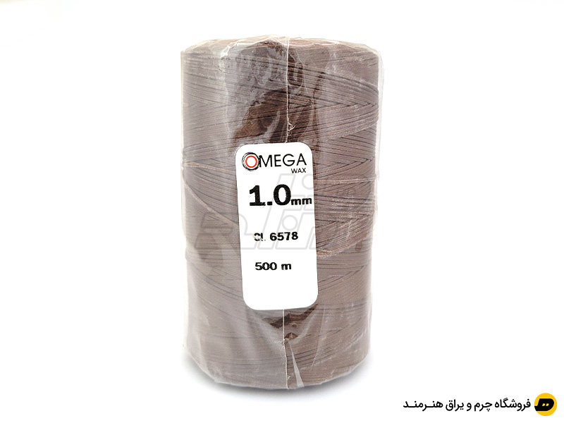 دوک نخ موم دار OMEGA سایز 1  کد 6578