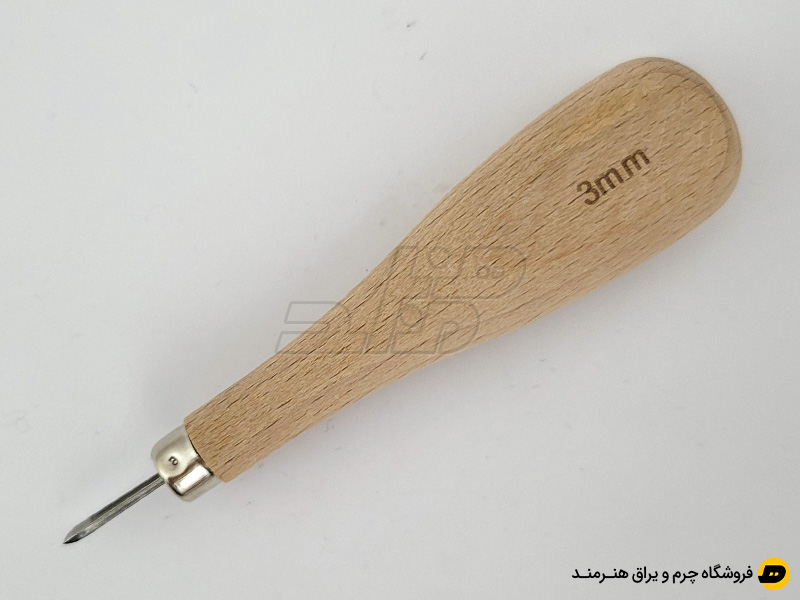 درفش اریب دسته چوبی 3mm