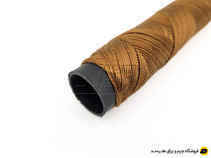 قرقره  نخ ابریشم رنگ قهوه ای روشن