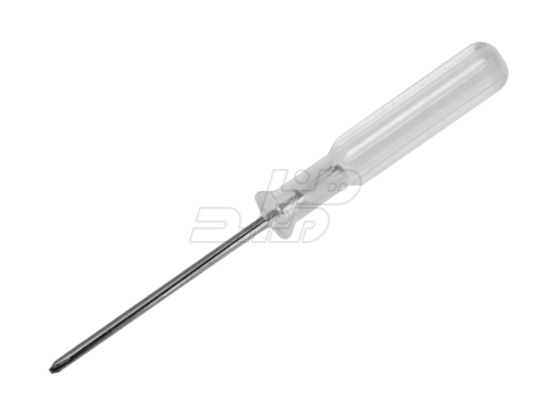 پیچ گوشتی چهارسو سایز 00 دسته سفید