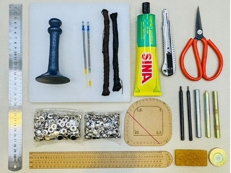 پک 18 عددی چرم دوزی سری کاربردی