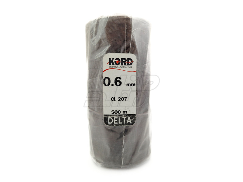 دوک نخ موم دار کورد (KORD) سایز 0.6 رنگ قهوه ای کد 207