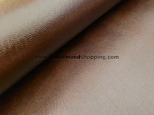 چرم طبیعی بزی ساده رنگ قهوه ای