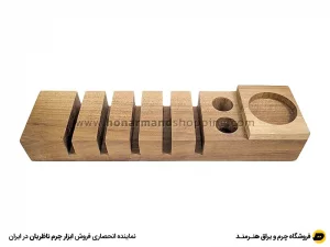 استند رنگ لبه چوب گردو ناظریان
