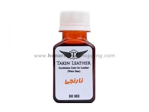 رنگ چرم تکین نارنجی حجم 60 میل