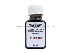رنگ چرم تکین قهوه ای V حجم 60 میل
