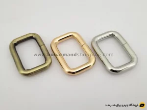 حلقه مستطیل مفتول سایز 2.5 ضخامت 5 میل
