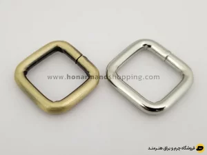 حلقه مستطیل مفتول سایز 1.5 ضخامت 5 میل