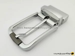 سگک کمربند زبانه دار چرخشی رنگ نیکل سایز 3.5