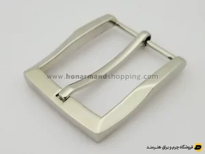 سگک کمربند خارجی زبانه دار رنگ نیکل سایز 3.5