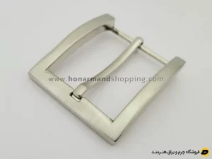 سگک کمربند زبانه دار چرخشی رنگ دودی سایز 3.5