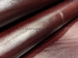 چرم طبیعی گاوی طرح ابر و بادی رنگ قهوه ای