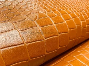 چرم بزی شرکت آفتاب طرح پریما رنگ عسلی