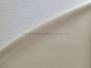 چرم مصنوعی طرح ساده رنگ شیری ابعاد 100x140 سانت