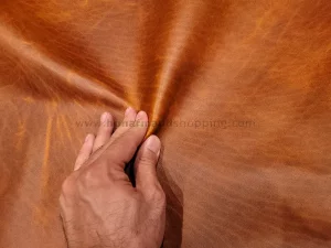 چرم گاوی طرح افکت رنگ عسلی