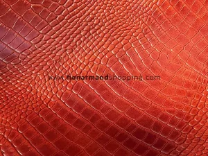 چرم گاوی طرح روکو رنگ آجری