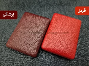 آینه جیبی تاشو روکش چرم طبیعی