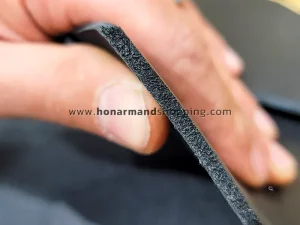 چرم گاومیش طرح ساده رنگ مشکی