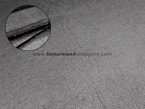 چرم گاومیش طرح ساده رنگ مشکی (وارداتی)